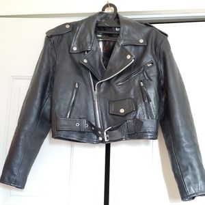 Women's Leather Motorcycle Jacket